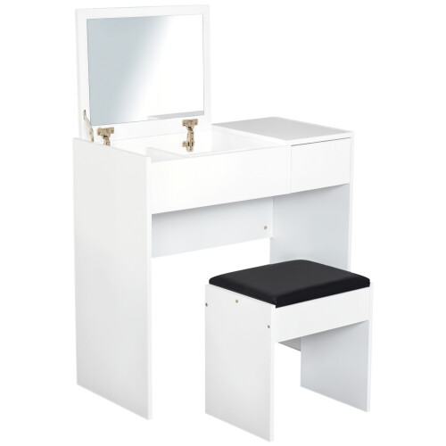 Homcom Mesa para Maquillaje Blanco 80 x 40 x 79 cm