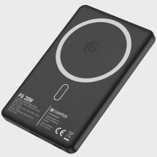 Powerbanka 5000mAh, kompatibilná s MagSafe, 20W PD, čierna