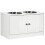 PawHut Comedero para Perro Blanco 60 x 30 x 35.5 cm 1