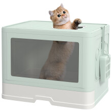 Arenero para Gato Verde 48.5 x 38 x 36.5 cm