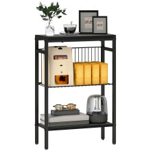 Mesa Auxiliar Negro 43 x 18 x 62.5 cm