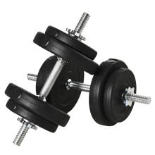 Juego de Mancuerna Negro 45 x 20.5 x 20.5 cm