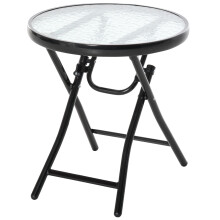 Mesa de Jardín Negro 45 x 45 x 50 cm