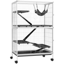 Jaula para Roedore Blanco 80 x 52 x 128 cm