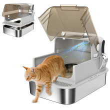 Arenero para Gato Gris 70 x 50 x 46.5 cm