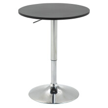 Mesa de Bar Negro Ø60 x 93 cm