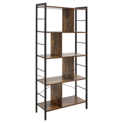 Homcom Estantería Marrón 74 x 30 x 157.5 cm