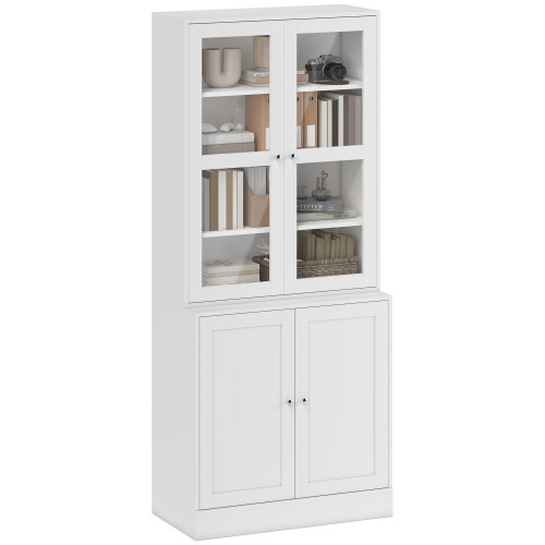 Homcom Armario de Libro Blanco 76 x 40 x 178.5 cm