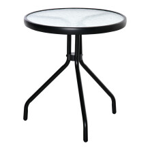 Mesa de Jardín Negro 50 x 50 x 55 cm