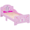 Homcom Cama Infantil Rosa 143 x 73 x 60 cm 1