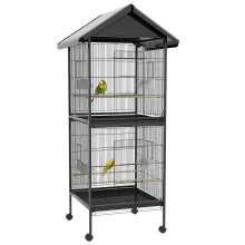 Jaula para Pájaro Negro 78 x 75 x 168 cm