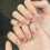 (1507) Cat Eye Blush Fake Nails - Long Lasting DIY 2