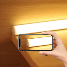 12V LED Kastlamp Aluminium 50cm LED Bar Kastlicht Wit Warm Natuurlijk Keuken Kasten Bedlamp Nachtlicht 6000K