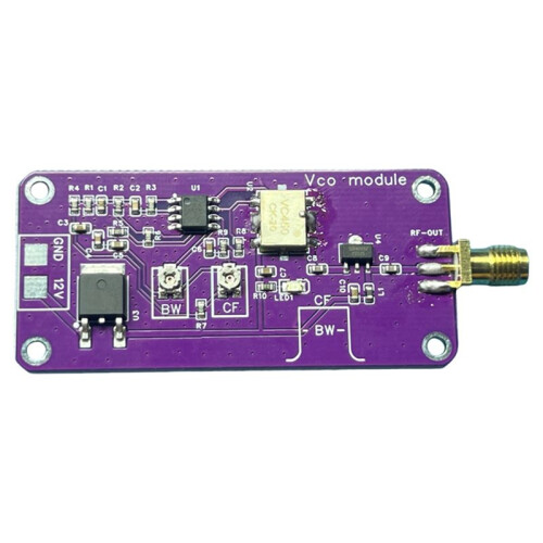 VCO Voltage-Controlled Oscillator Sweep Signal Source Broadband Oscillator RF Suppression Signal Source 2.2-2.4GHZ
