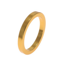 (Gold, M) Smooth Delay Cock Ring for Couples - 50 Chars