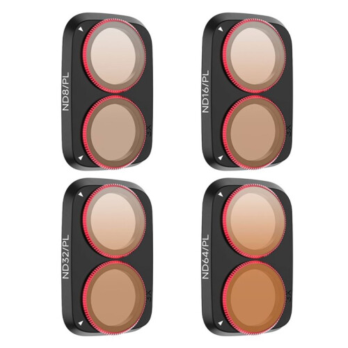 Lens Filter Kit for  Osmo Pocket 4P Adjustable ND8/PL+ND16/PL+ND32/PL+ND64/PL Filter Camera Natural Filter