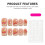 (1507) Cat Eye Blush Fake Nails - Long Lasting DIY 4