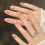 (1507) Cat Eye Blush Fake Nails - Long Lasting DIY 6