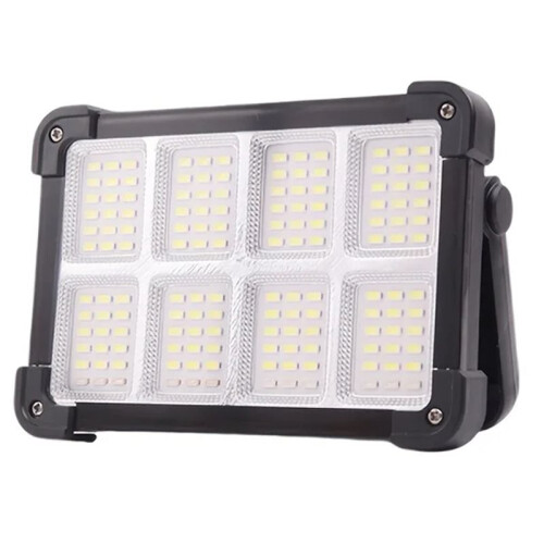 Portable Solar LED Camping Light,Emergency Lighting, Via Solar or Type-C and USB Charging with Multi-Function Flashlight