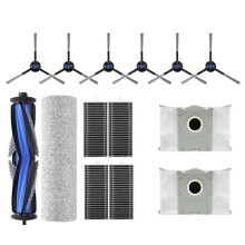 Pour X8 PRO OMNI Aspirateur Robot Brosse Latérale Principale Filtre HEPA Sac à Poussière Rouleau Mop Pièces (16pièce)