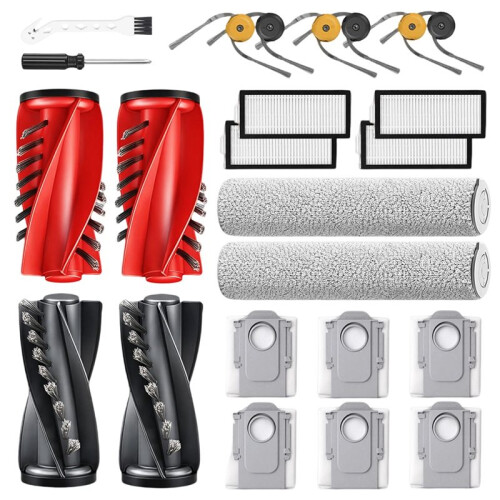 For  Qrevo Curv 2 Flow Robot Vacuum Cleaner Replacement Accessories Kit