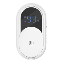 Toothbrush Sanitizers Holder for Bathroom LED Screen Auto Light Cleaning and Air Drying Mirror Wall Mounted