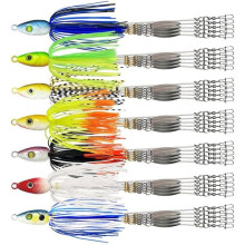 7 Pcs Alabama Rig Fishing Lure Umbrella Fishing Rig Kits Spinner Soft Bait Bass Pike Lure