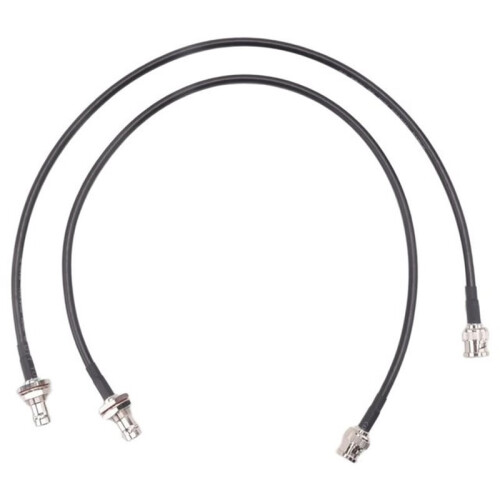 2Pcs Wireless Microphone Antenna Extension Cable 50cm with BNC Connector, for Rack Mount Systems
