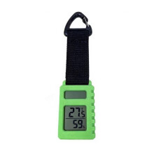 Thermomètre Portable pour la Randonnée, le Trekking et les Voyages, avec Porte-Clés Pendentif pour Véhicule D