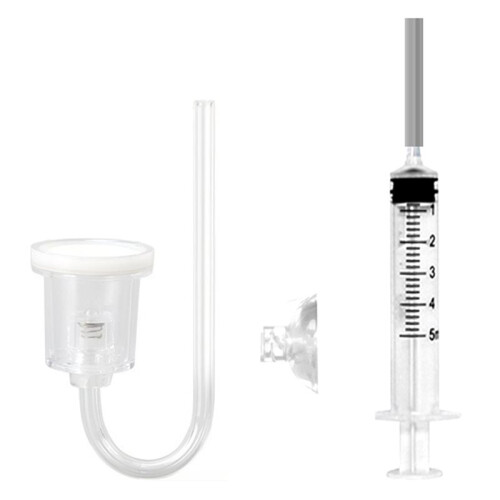 Aquarium CO2 Diffuser Acrylic Transparent Fine Water Tank CO2 Anti Reverse Diffusion Atomizer Water Injection Atomizer M