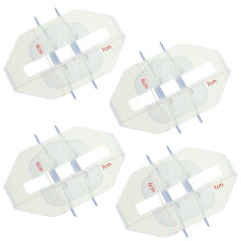 4pcs Butterfly Bandages, Emergency Wound Closure Strips Quick Clot Zip Device