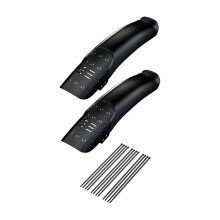 2 PCs Universal Mountain Bike , MTB Bicycle Fenders Rear + Front Mountain Bike Mud Guard Set, 14.37" L 3.15" W