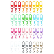36 Stuks Kleurrijke Draaihaak Sleutelhanger Clips, 12 Kleurige Kreeftklauw Sluitingen voor DIY Ambachten, Sieraden Maken & Tas Charms