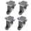 4 Pcs Boat  Clips,Pontoon Boat  Clips for Square Rail,Quick Release Hangers/Adjustable Boat Bumper 1