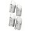 Foldable Laptop Stand 4-Pack, Adjustable Portable Computer Height Increase Holder, Ultra-Thin Design 1