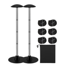 Boat Cover Support Pole System 2 Pack, 15-54" Adjustable 201 Stainless Steel Pontoon Cover Poles with Straps & Bag