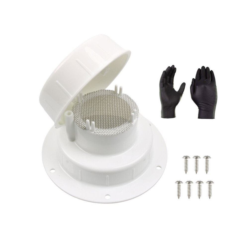 Rv Plumbing Vent Cap Kit Rv Roof Sewer Vent Cover With Screen Campervan Roof Pipe Cap For Trailers,Campervan, Motorhomes 4714225644401