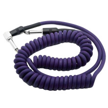 6.5mm Guitar Cable Amp Coiled Cable Electric Guitar Cable Male to Male Noise Reduction  for Musical Instruments C