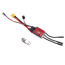 AM32 100A Borstelloze ESC 2-6S RC Elektronische Snelheidsregelaar met XT60 Plug 4.0mm Plug voor 3650/3665/3670 Interne Motor