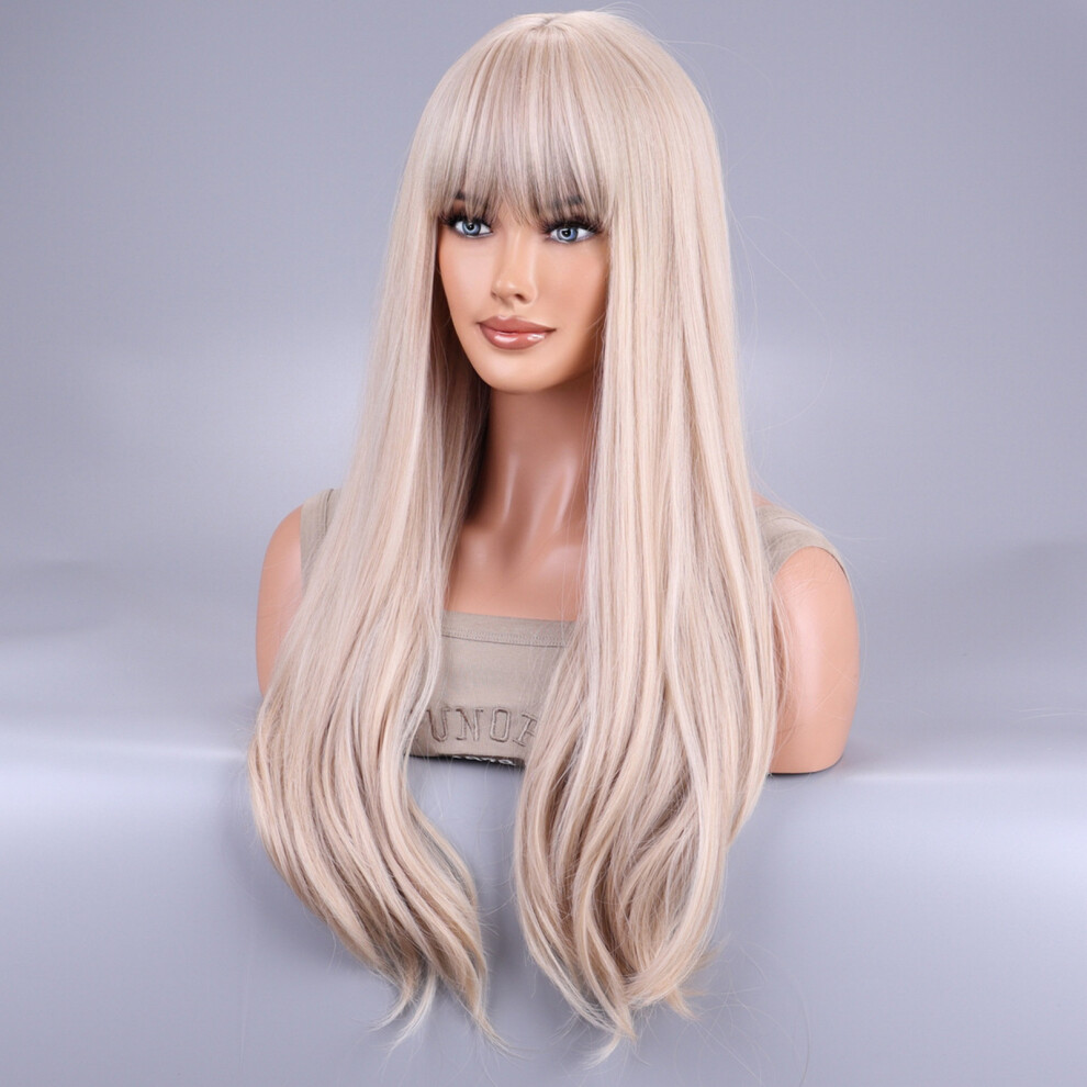 Creation-3C Heat Resistant Women\'S Synthetic Wigs With Bangs