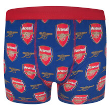 Arsenal FC Official Football 1 Pack Boys Boxer Shorts Navy Blue 11-12 Years