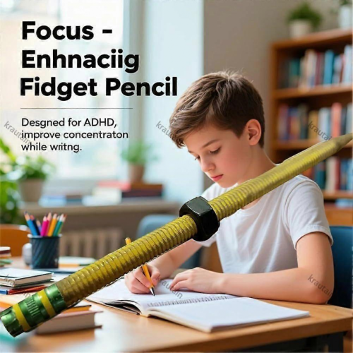 τεμάχια μολύβια με σπείρωμα ADHD Fidget, μολύβια με σπείρωμα για ADHD Twist and Write Ξ 1