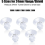 10pcs Silicone Flange Inserts 21mm Compatible With Medela/Spectra Pumps 2