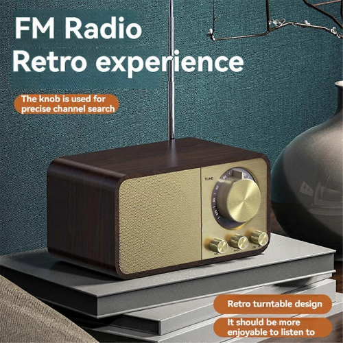 Ραδιόφωνο FM με λήψη, Φορητό ραδιόφωνο Bluetooth με τρανζίστορ και ηχείο 5W, Επα 2