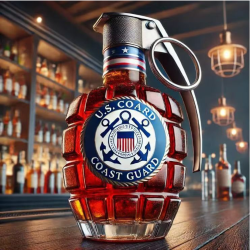 350ml whiskey decanter bald eagle, dachshund, owl, shaped bottle, eagle shaped B 2