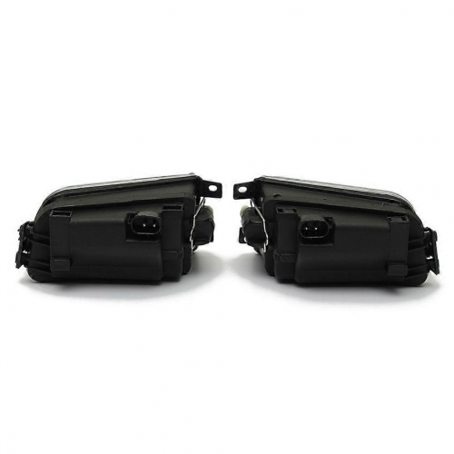 Compatible With 2x Front Driving Bumper Fog Light Lamp for BMW E39 528i Black 2