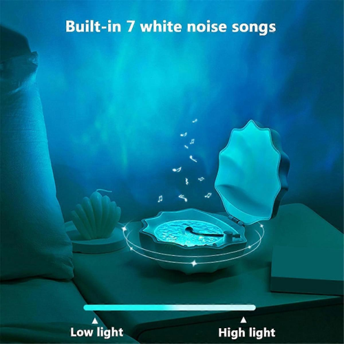 Shell Speaker Shell Lamp Wireless Bluetooth Speaker Subwoofer Sleeping Desktop Ornaments Gift for F 2