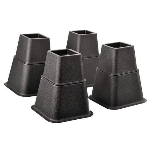 16 Teilige Verstellbare Bett Riser Oder MöBel Riser Zur Schaffung Eines Zusätzlichen 3 Zoll Aufbewahrungs Schalters Oder Sofa Lifts 1