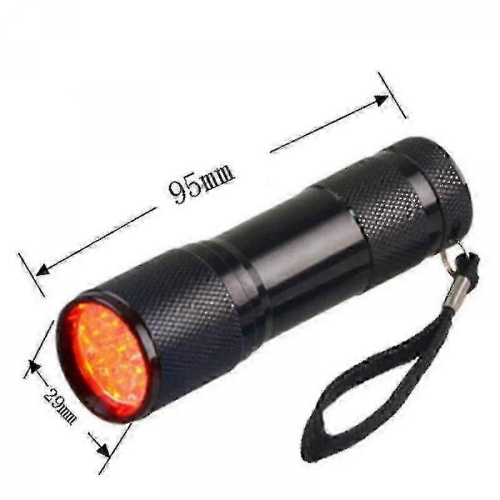 Mini Pocket Red Flashlight 9 Led 670 Nm Powerful Red Light Torch For Flashlight 2