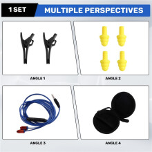Wired Ear Protection Headphones, Ear Plug Headphones for Work-Safety Work Earbuds for Mowing Construction Industry